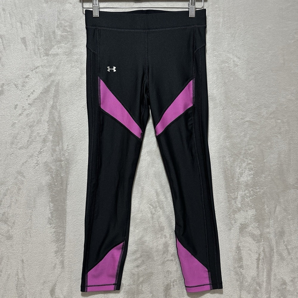 Under Armour HeatGear Vanish‎ Ankle Crop Women's M Black Compression Leggings